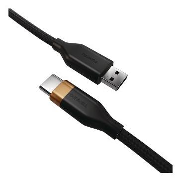 Duracell USB-C savienojuma kabelis (DRU5011A) – 1 m, USB-A → USB-C