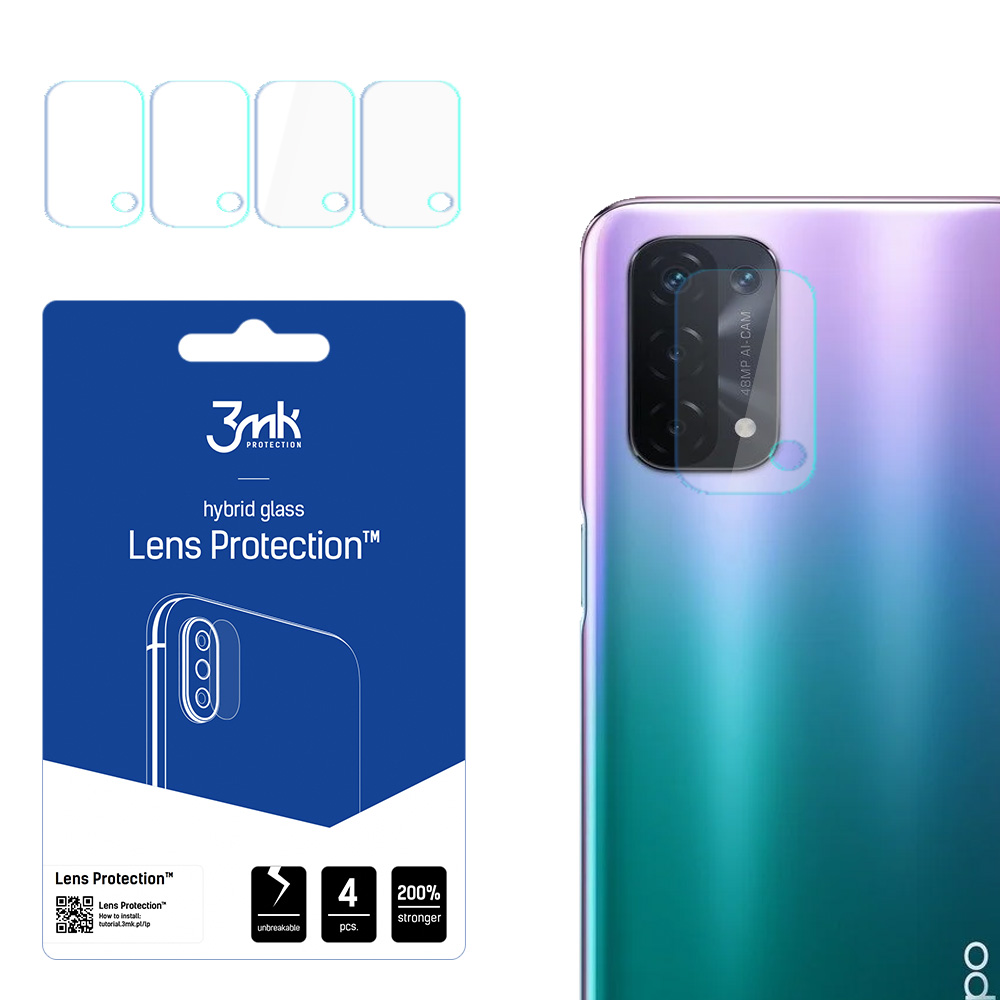 3mk Lens Protection – kameras objektīva aizsargs modelim Oppo A54 5G/A74 5G