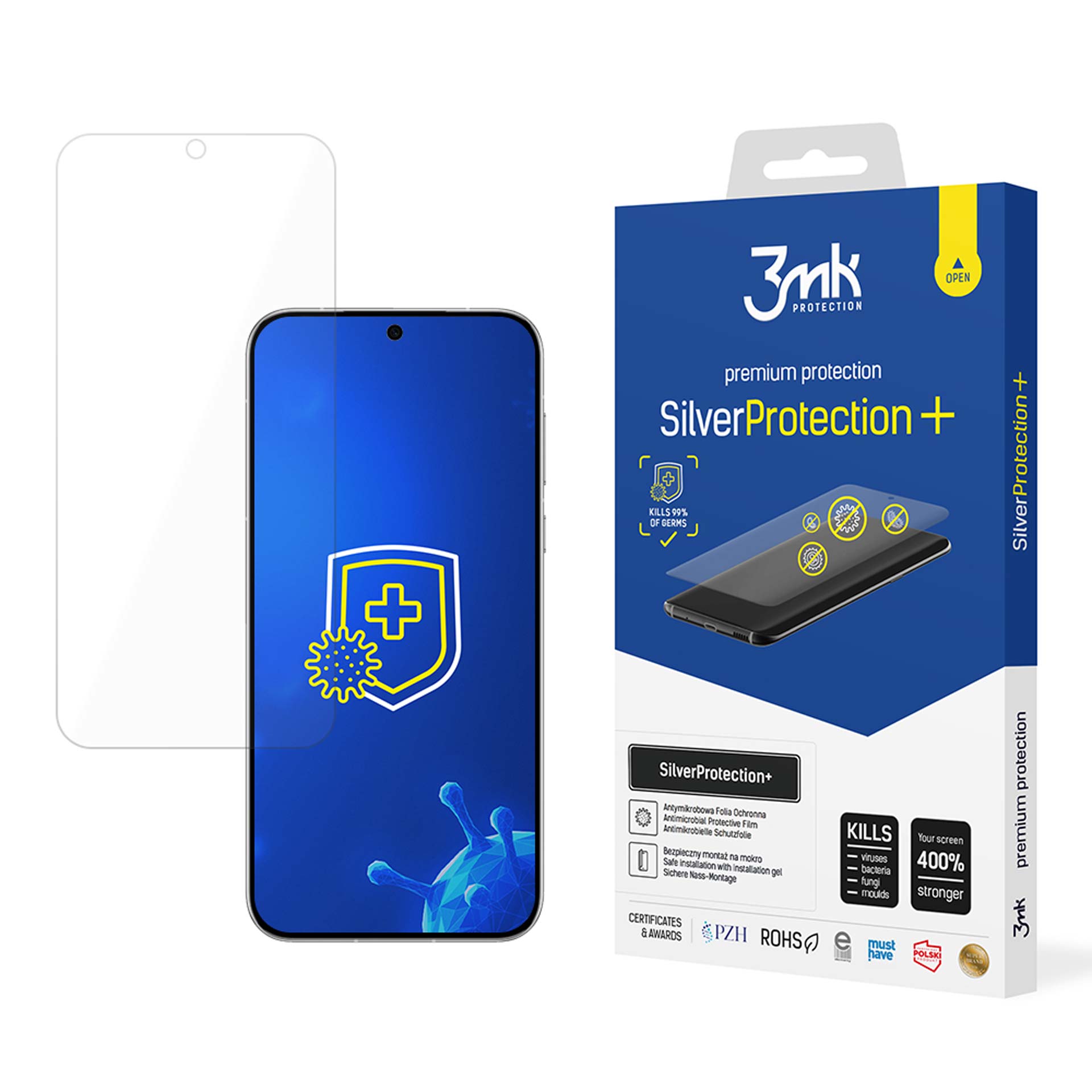 3mk SilverProtection+ – tālruņa ekrāna aizsargs modelim Huawei Pura 70 Ultra