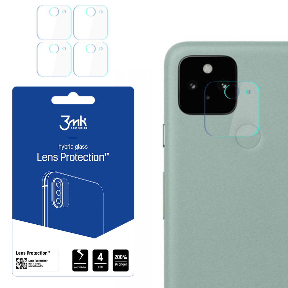 3mk Lens Protection – kameras objektīva aizsargs modelim Google Pixel 5 5G