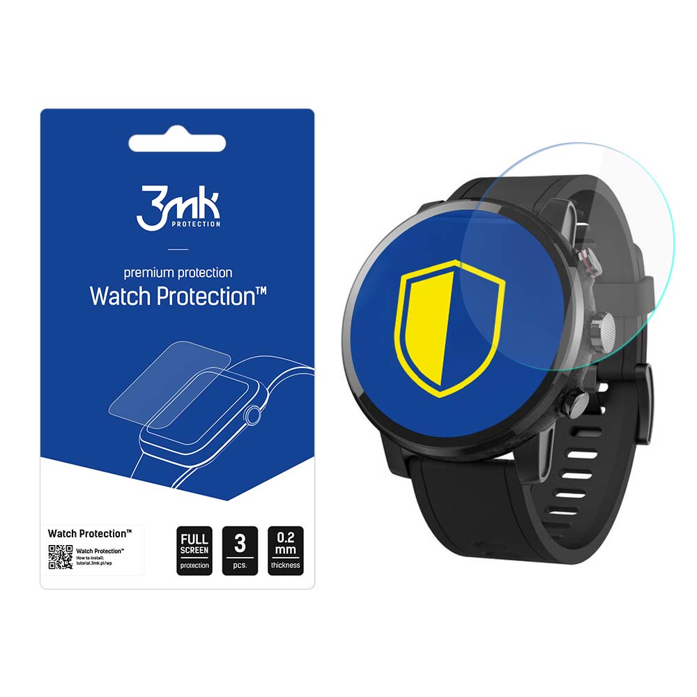 3mk Watch Protection ARC – viedpulksteņa ekrāna aizsargs modelim Xiaomi Amazfit Stratos Plus