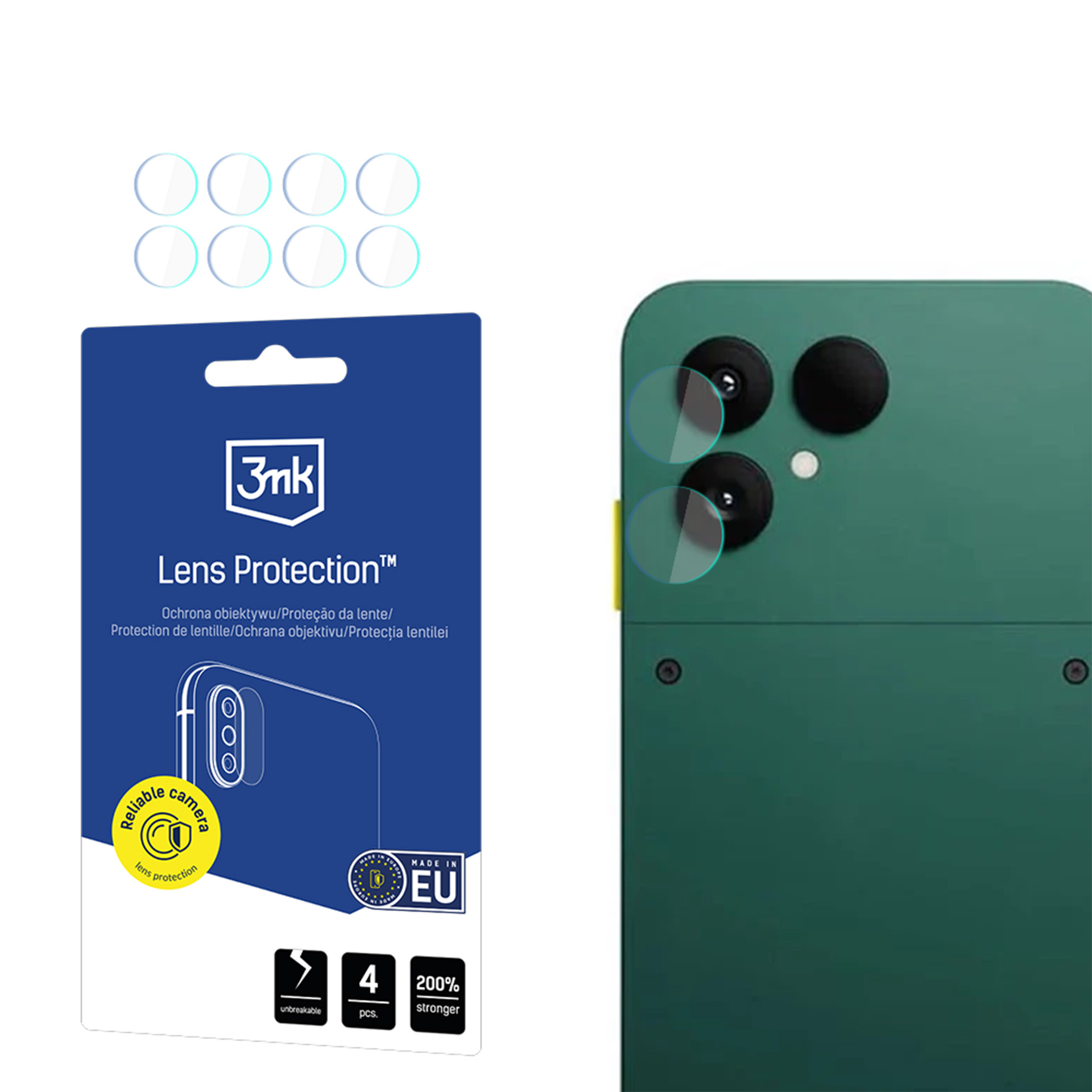3mk Lens Protection – kameras objektīva aizsargs modelim Fairphone 6