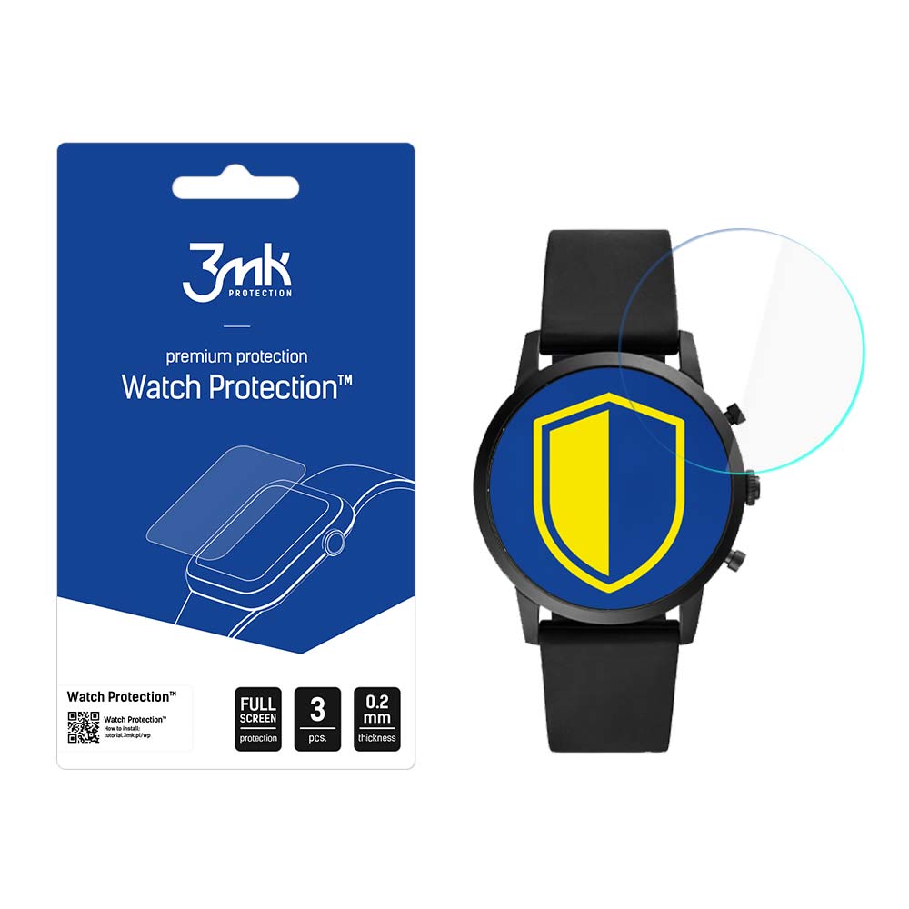 3mk Watch Protection ARC – viedpulksteņa ekrāna aizsargs modelim Fossil Collider FTW7010