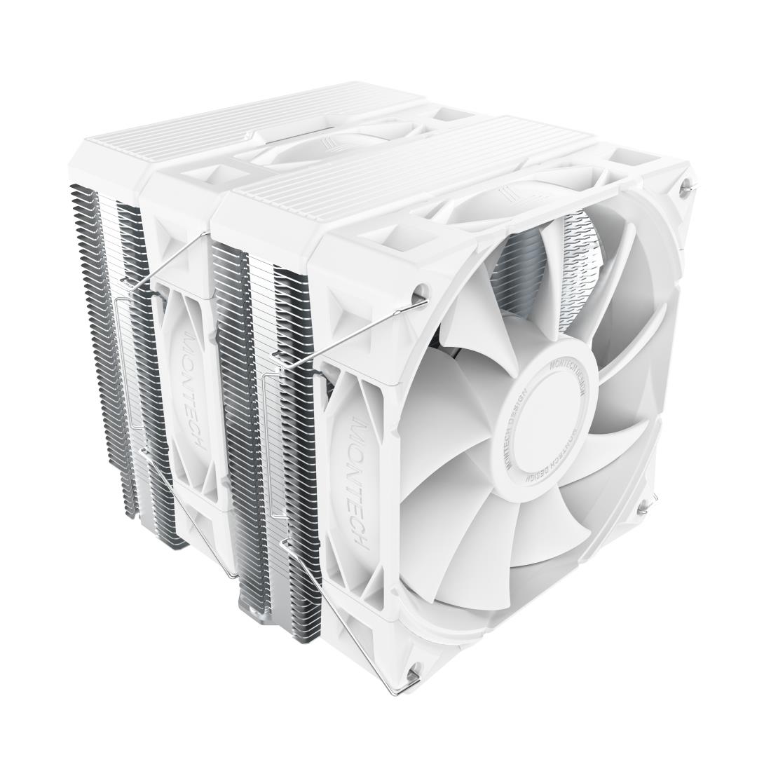 Montech NX600 (W) universāls procesora dzesētājs, balts