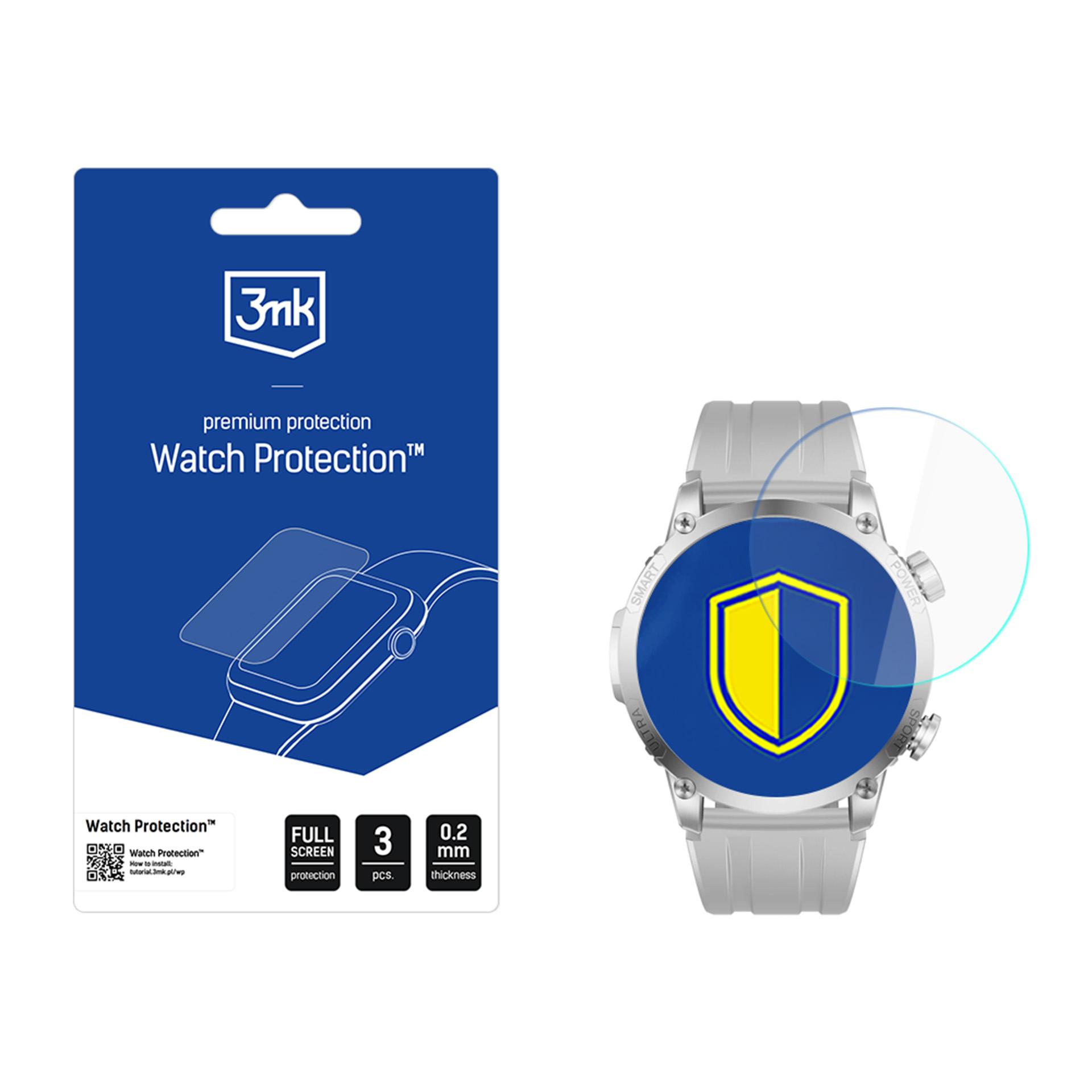 3mk Watch Protection FlexibleGlass – viedpulksteņa ekrāna aizsargs modelim Armodd Silentwatch 7 Pro GPS