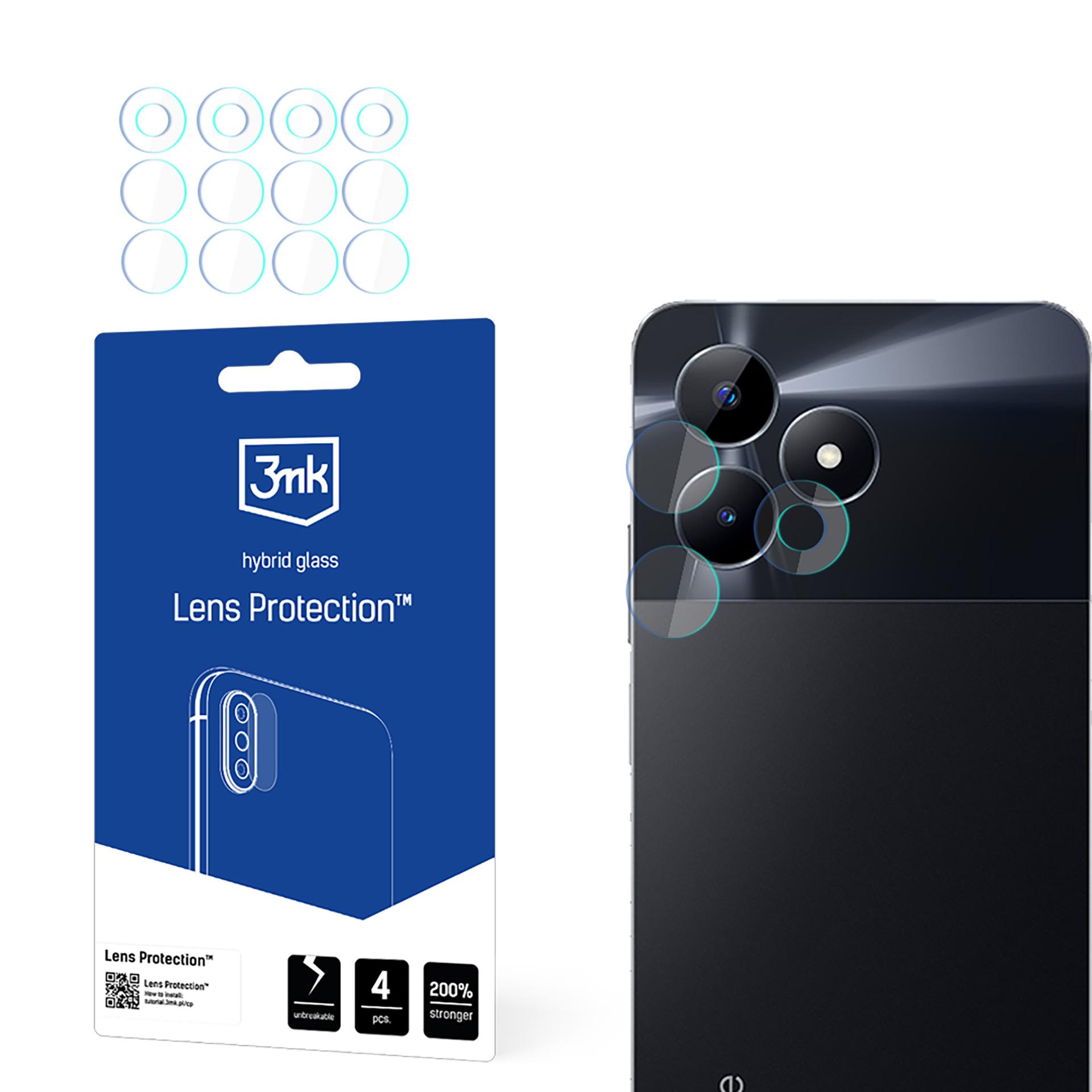 3mk Lens Protection – kameras objektīva aizsargs modelim Realme C51/C53