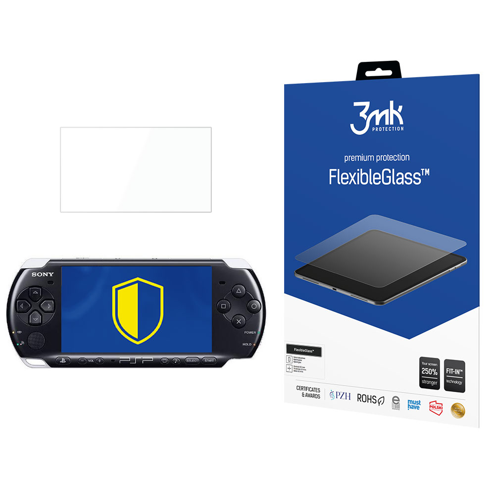 3mk FlexibleGlass™ hibrīdstikls Sony PSP