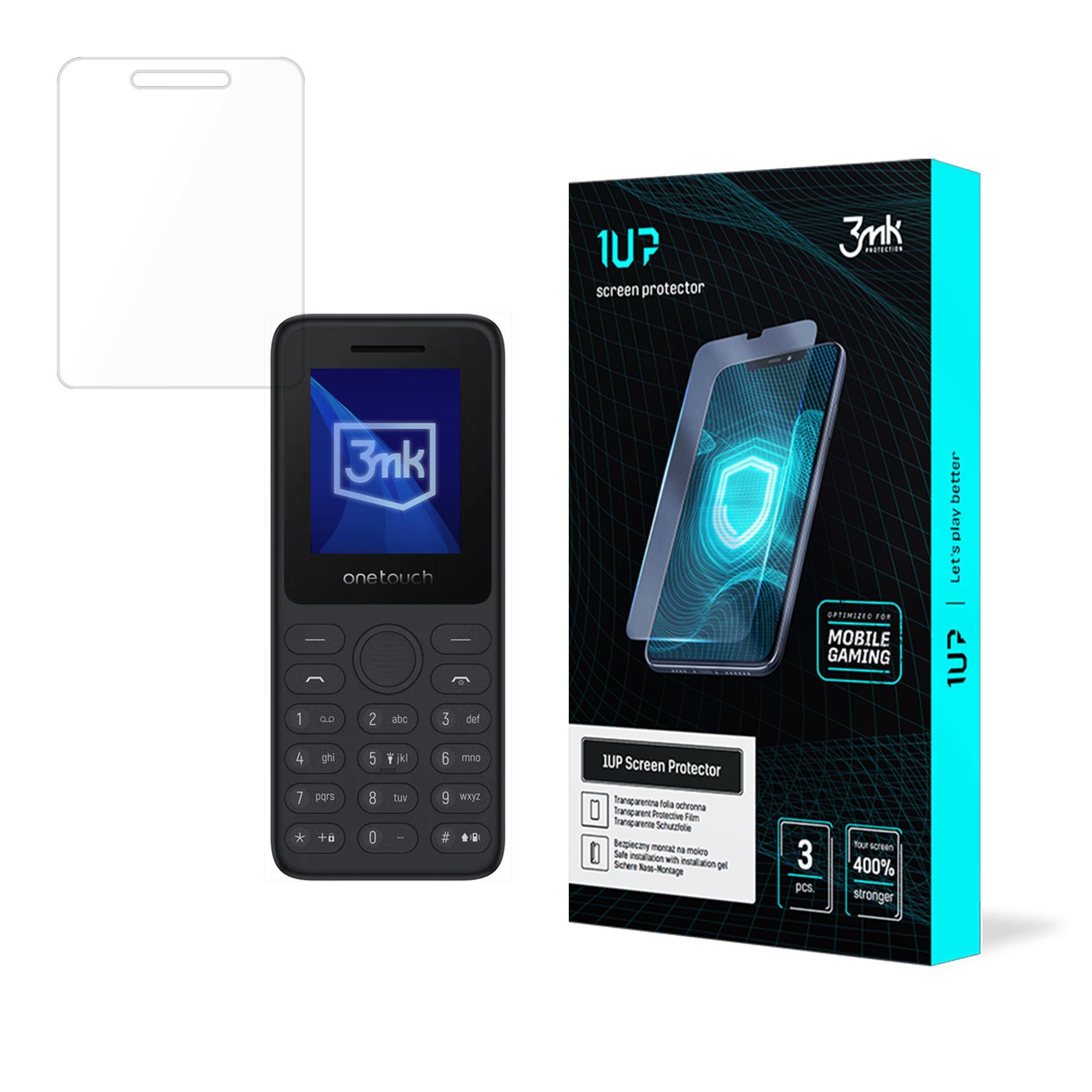 3mk 1UP – tālruņa ekrāna aizsargs modelim TCL onetouch 4021