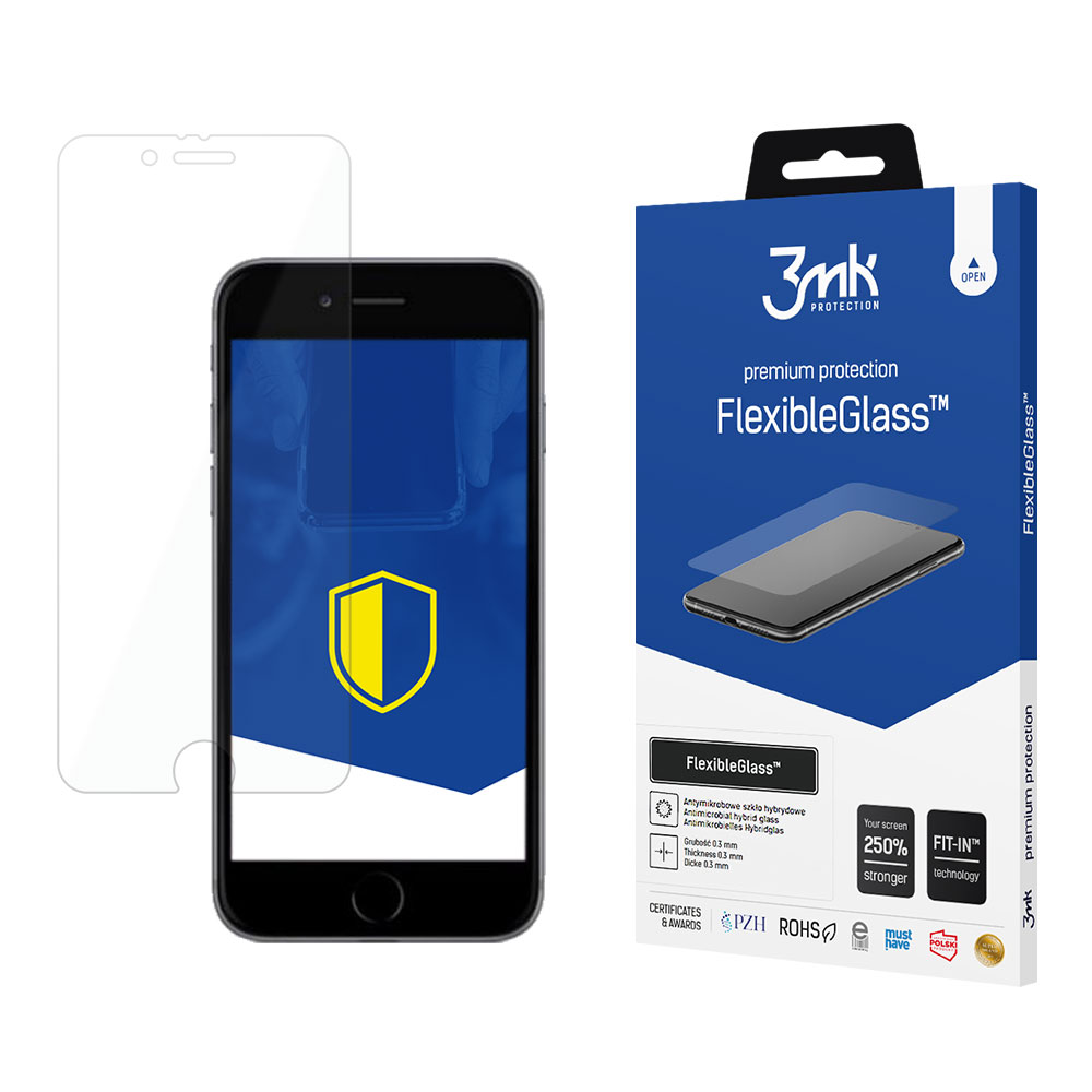 3mk FlexibleGlass – tālruņa ekrāna aizsargs modelim Apple iPhone 6