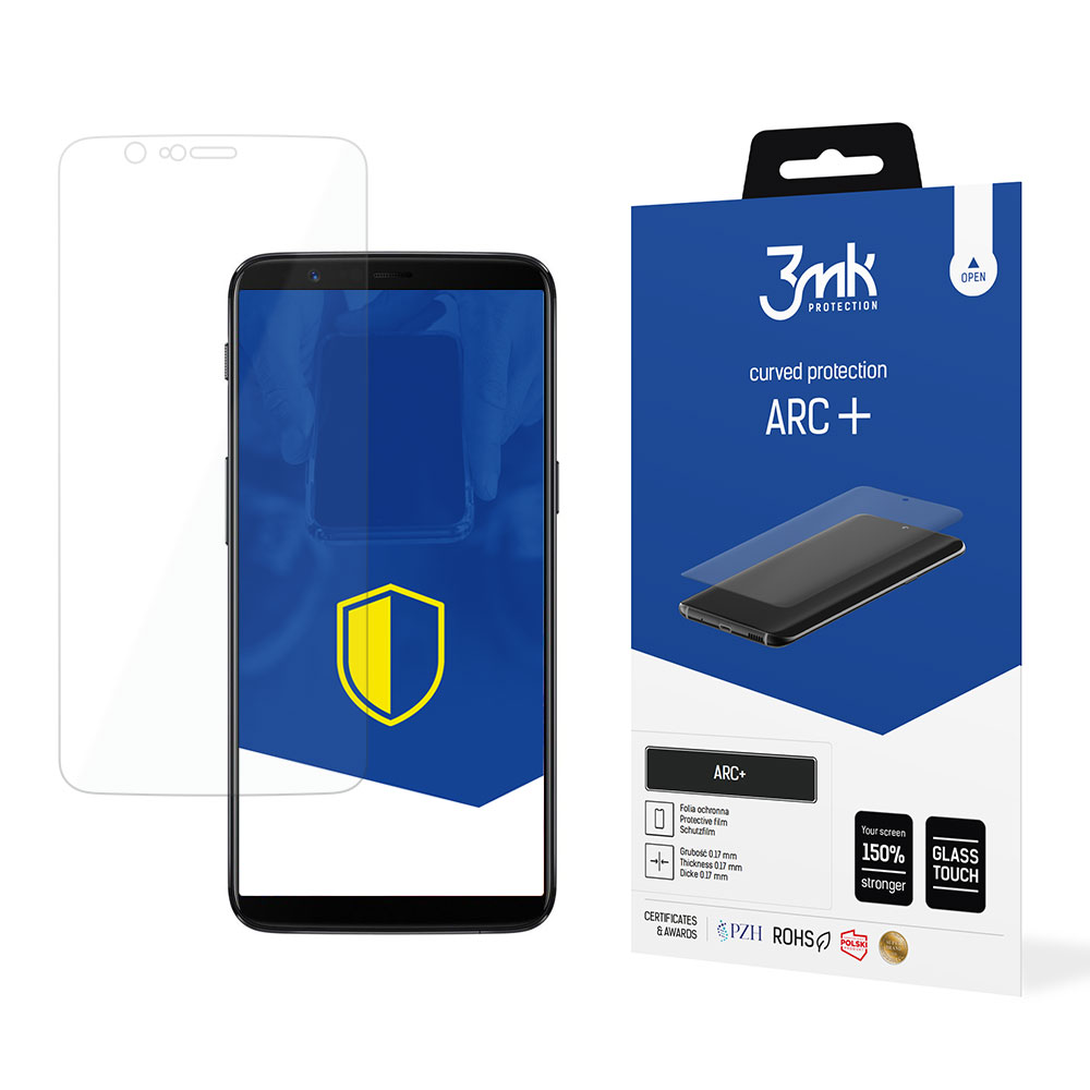 3mk ARC+ – tālruņa ekrāna aizsargs modelim OnePlus 5T