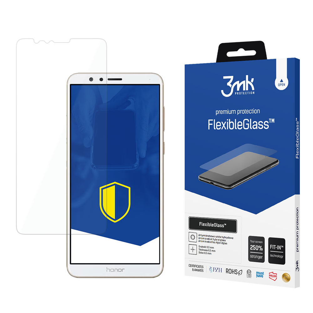 3mk FlexibleGlass – tālruņa ekrāna aizsargs modelim Honor 7X