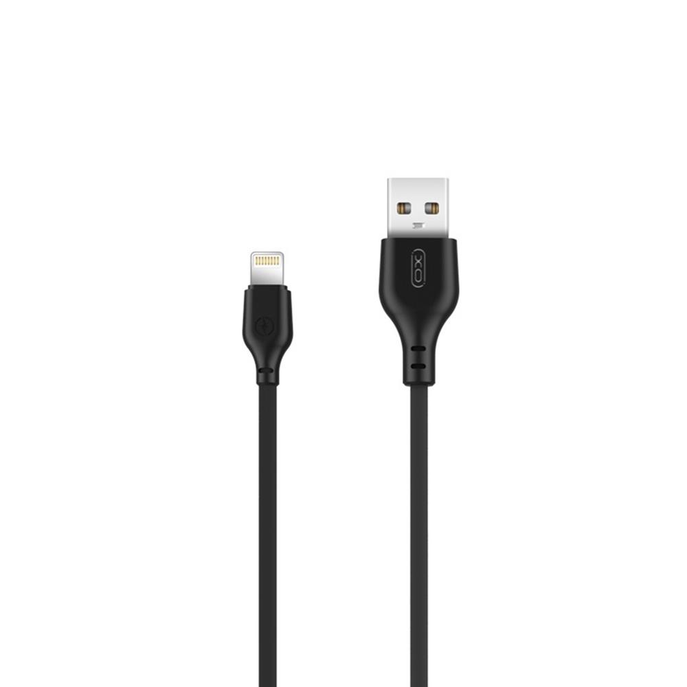 XO kabelis NB103 USB - Lightning 2,0 m 2,1A, melns