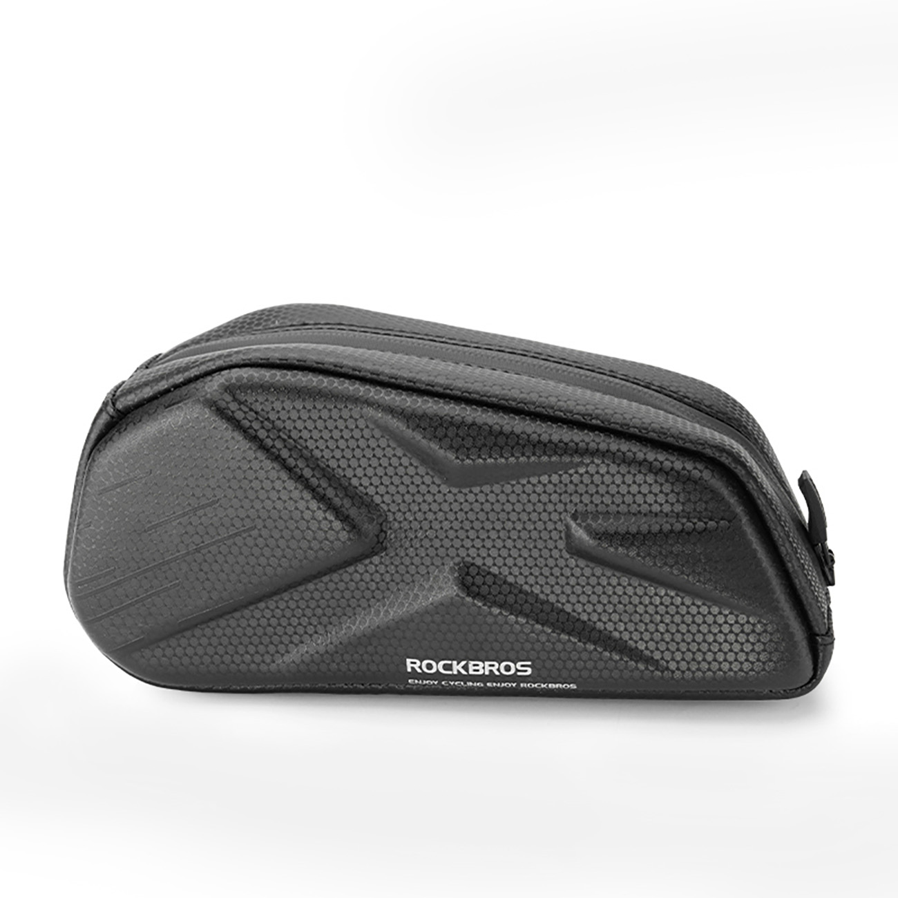 Rockbros stingra velosipēda rāmja augšējās caurules soma, 1,4 l, melna