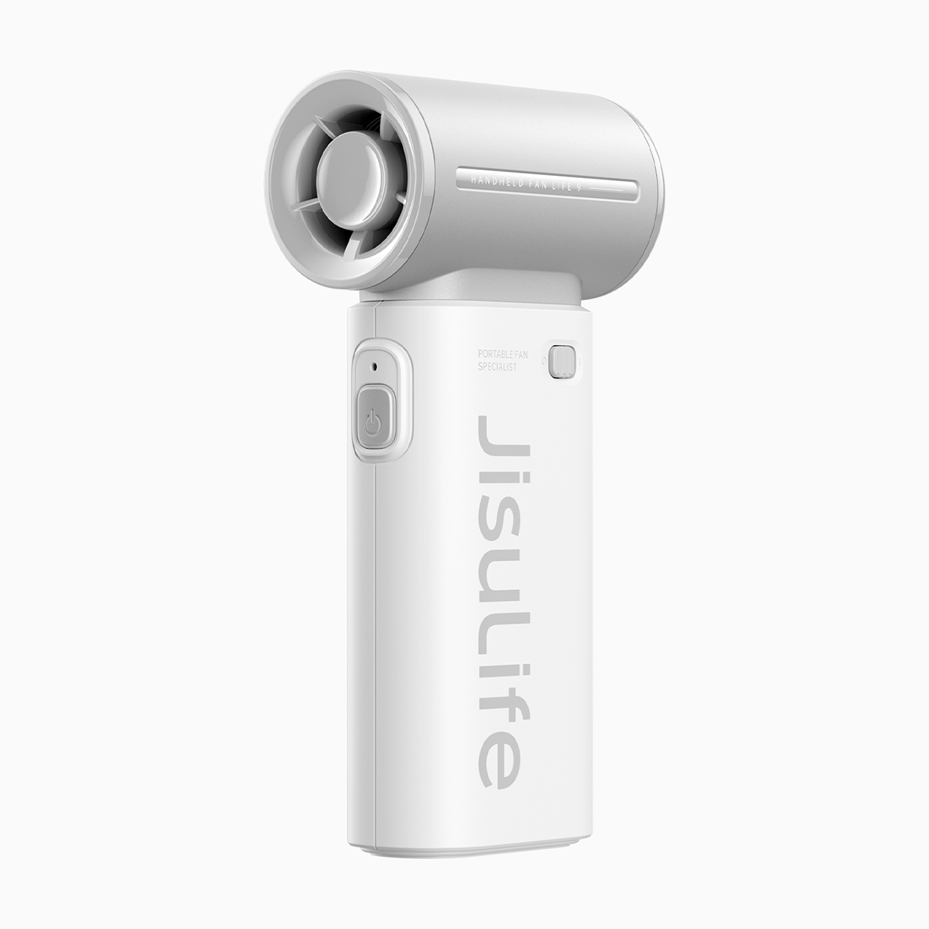 Jisulife Life9 3600 mAh pārnēsājams rokas mini USB ventilators-pūtējs, pelēks