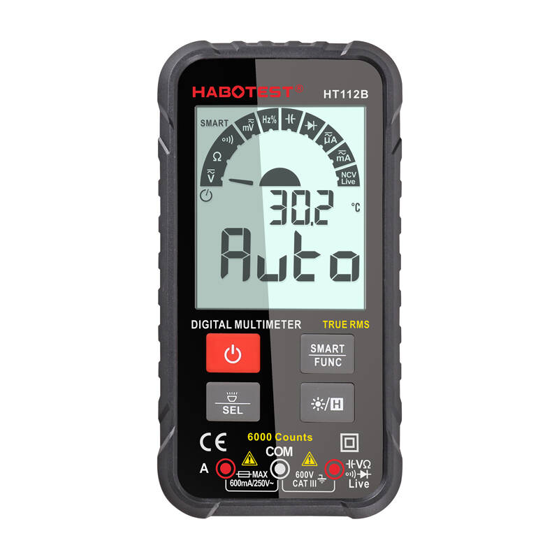 Digitālais universālais True RMS multimetrs Habotest HT112B