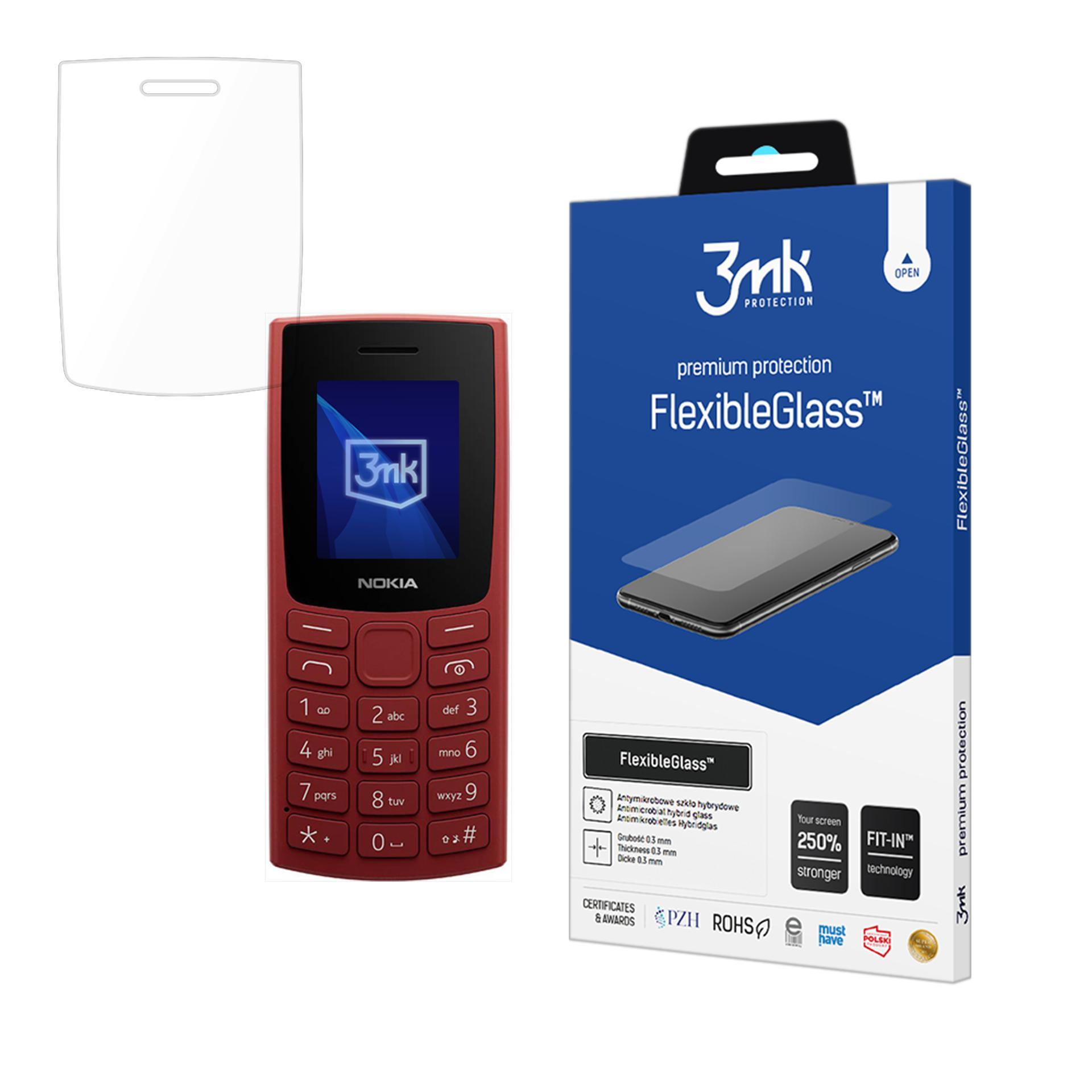 Hibrīdais stikls 3mk FlexibleGlass Nokia 105 4G (2023)