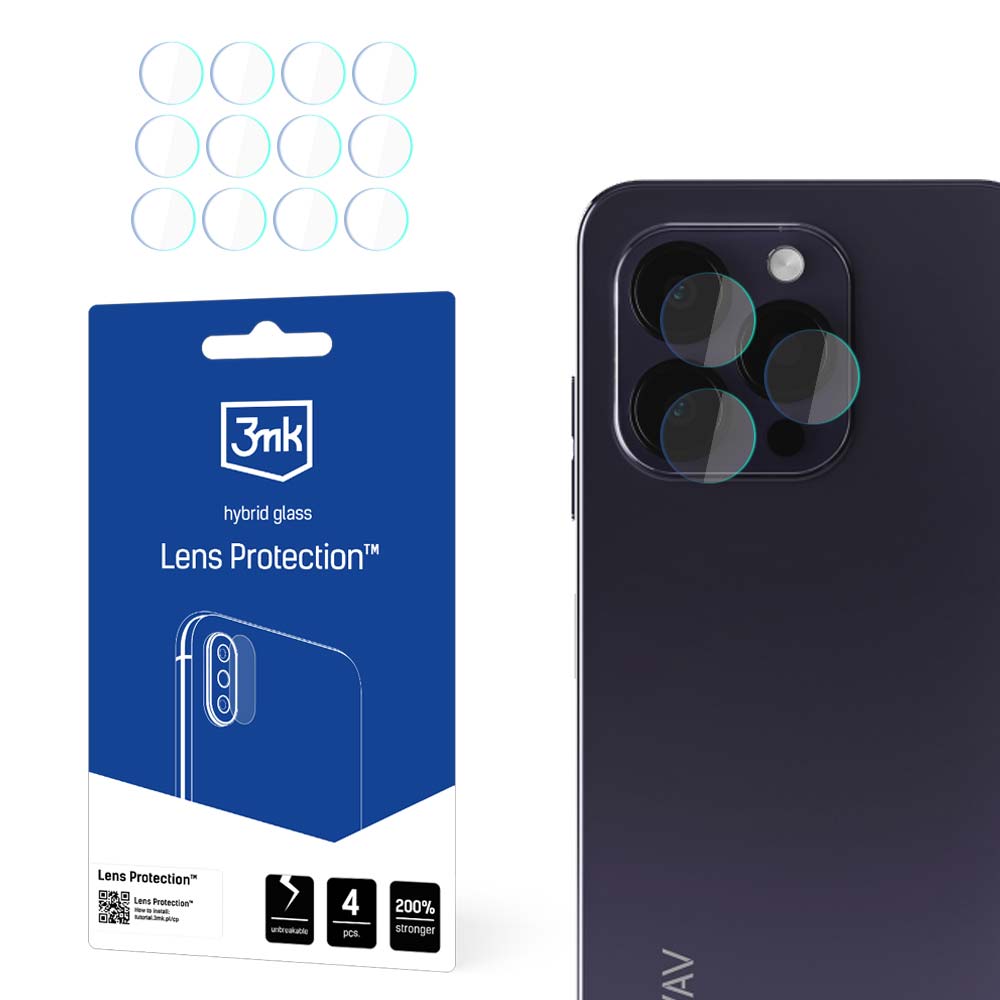 3mk Lens Protection – kameras objektīva aizsargs modelim Hotwav Note 13 Pro
