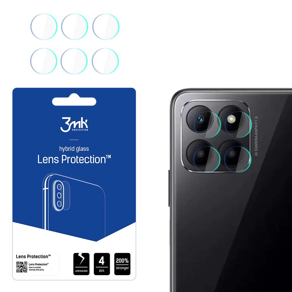 3mk Lens Protection – kameras objektīva aizsargs modelim Honor 70 Lite