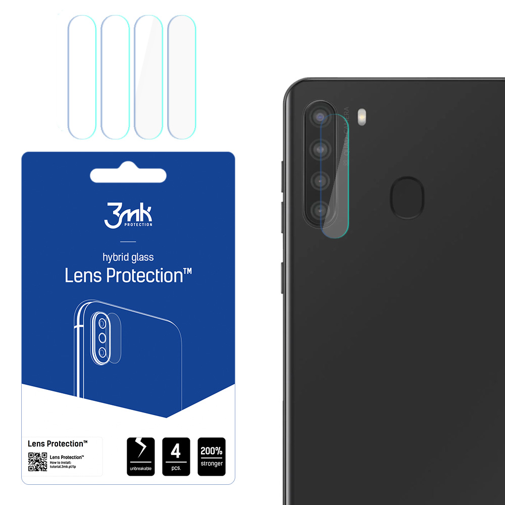 3mk Lens Protection – kameras objektīva aizsargs modelim Samsung Galaxy A21