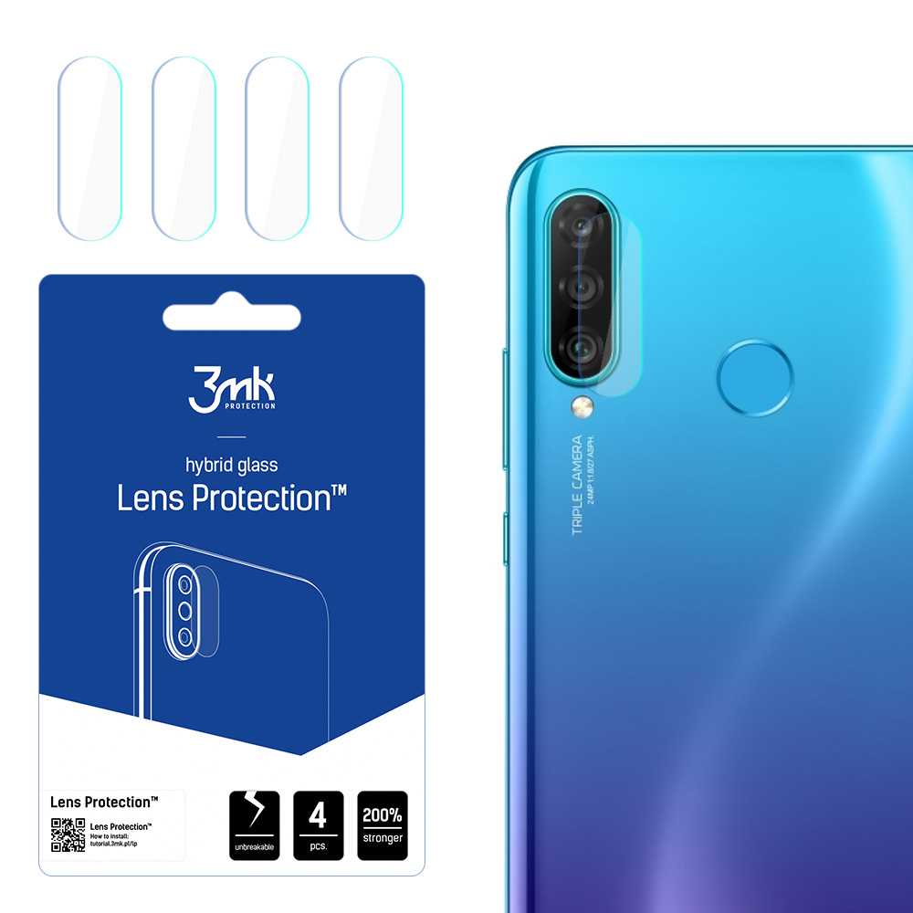 3mk Lens Protection™ hibrīda kameras stikls Huawei P30 Lite