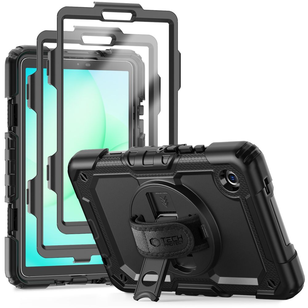 TECH-PROTECT SOLID maciņš GALAXY TAB A9 / A11 8.7 X110 / X115 / X133 / X135 melns