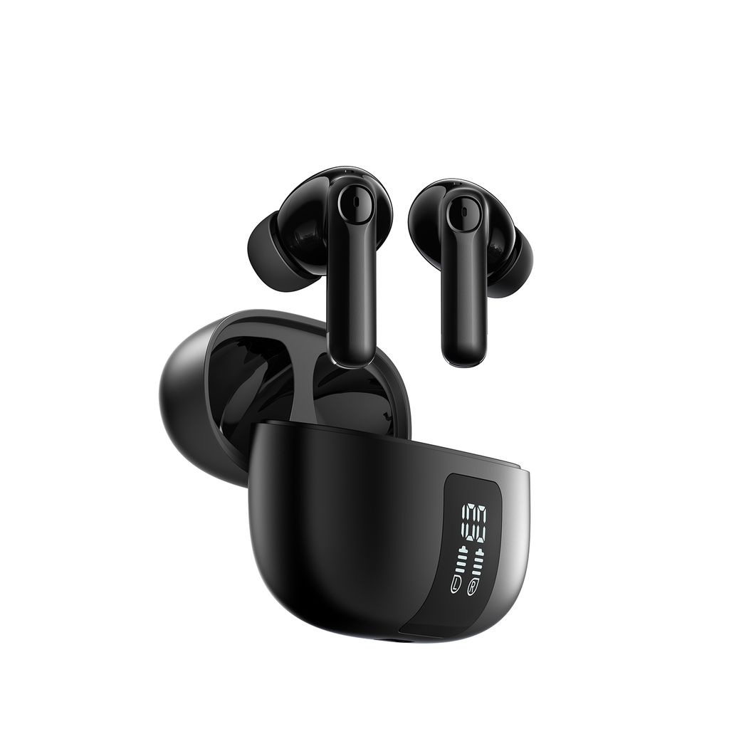 Joyroom Funpods JR-FN3 TWS Bluetooth bezvadu ieliekamās austiņas, melnas