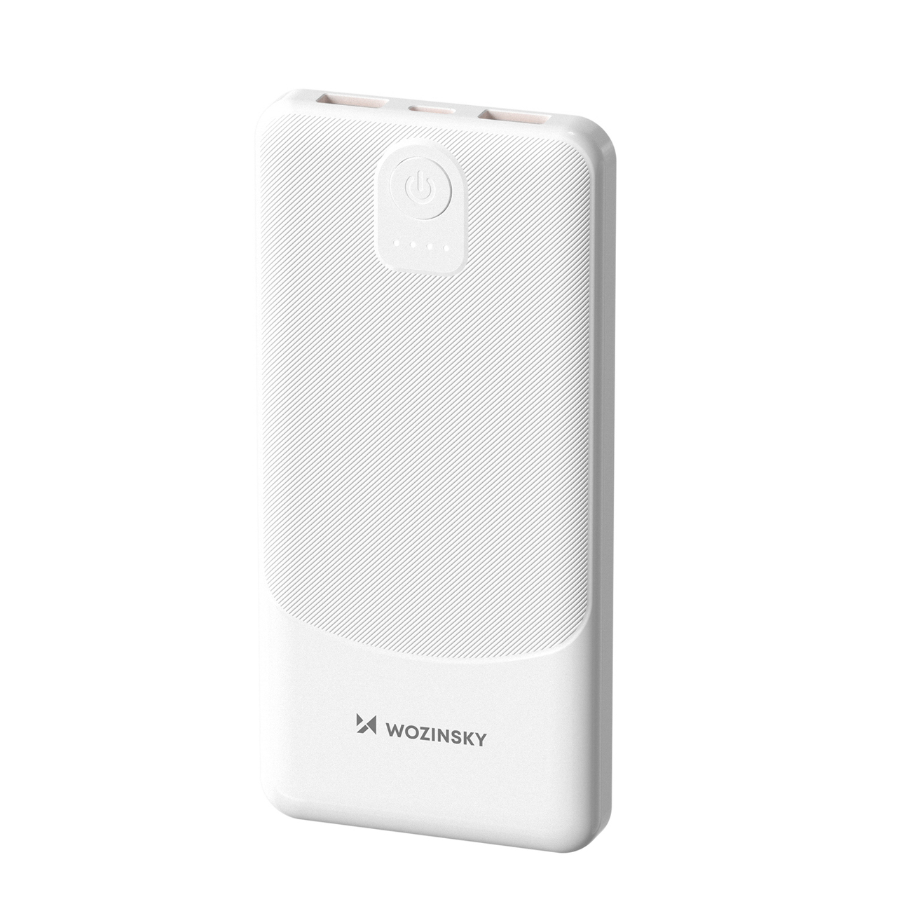 Wozinsky Wpower WPBBK-3 10000 mAh 10W ārējais akumulators, 2x USB-A 2A, balts