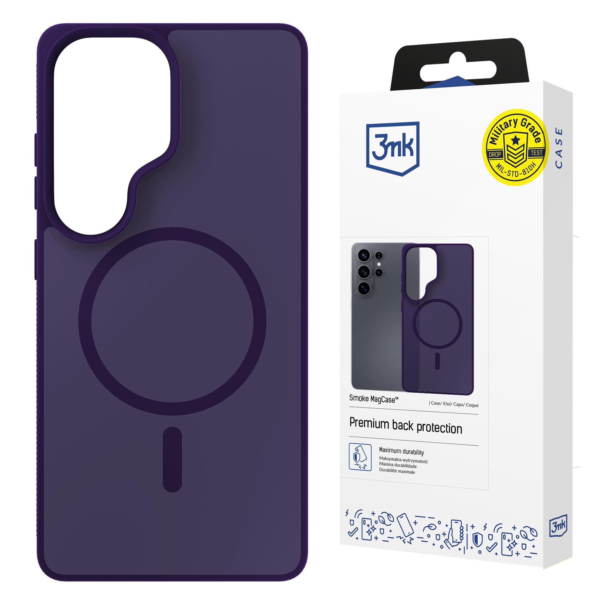 3mk Smoke MagCase violets – tālruņa vāciņš modelim Samsung Galaxy S26 Ultra
