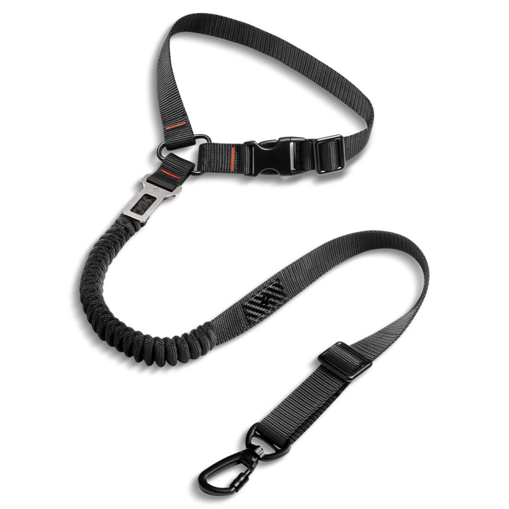 SPIGEN PS100 UNIVERSAL CAR SEAT BELT HOLDER FOR PETS melns