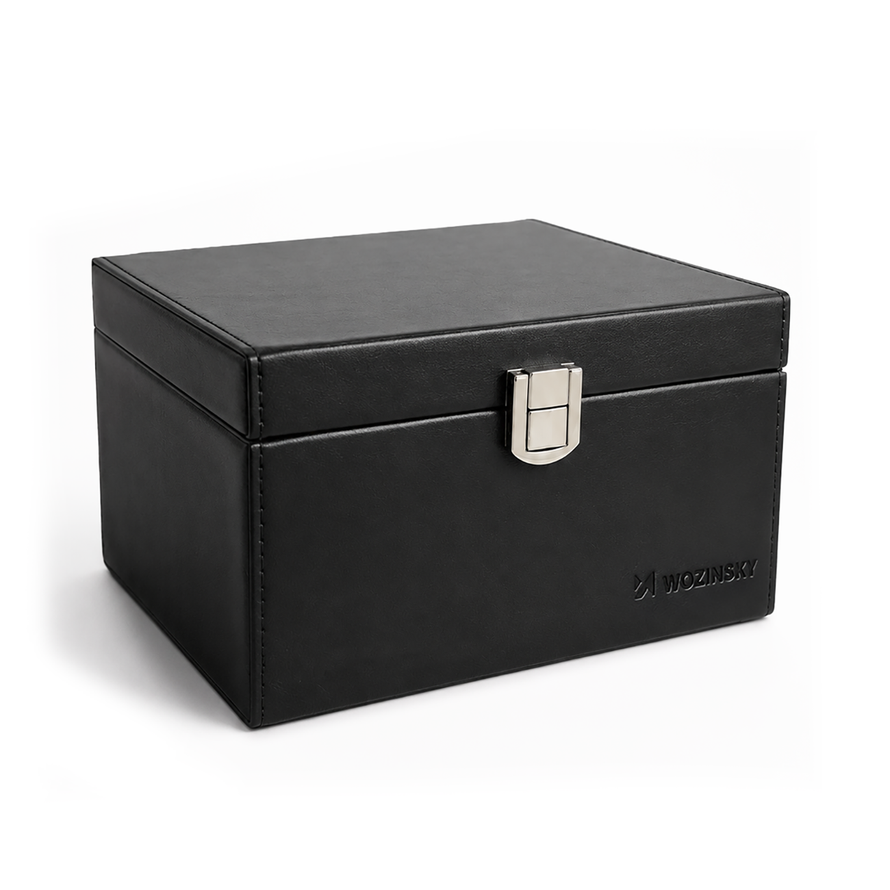 Wozinsky WPB-R16 RFID signālu bloķējoša kārba bezatslēgas sistēmu atslēgām ar nodalījumiem, 16x12x9 cm, melna