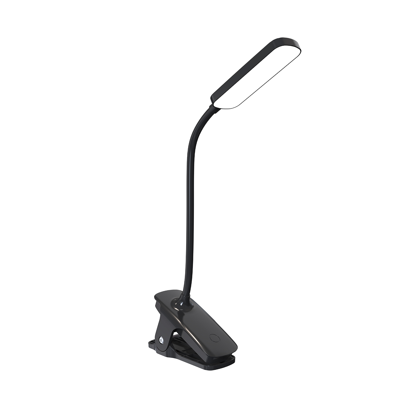 Wozinsky VT-01 Mini LED lasīšanas lampa ar klipsi un 80 cm USB-C kabeli, melna