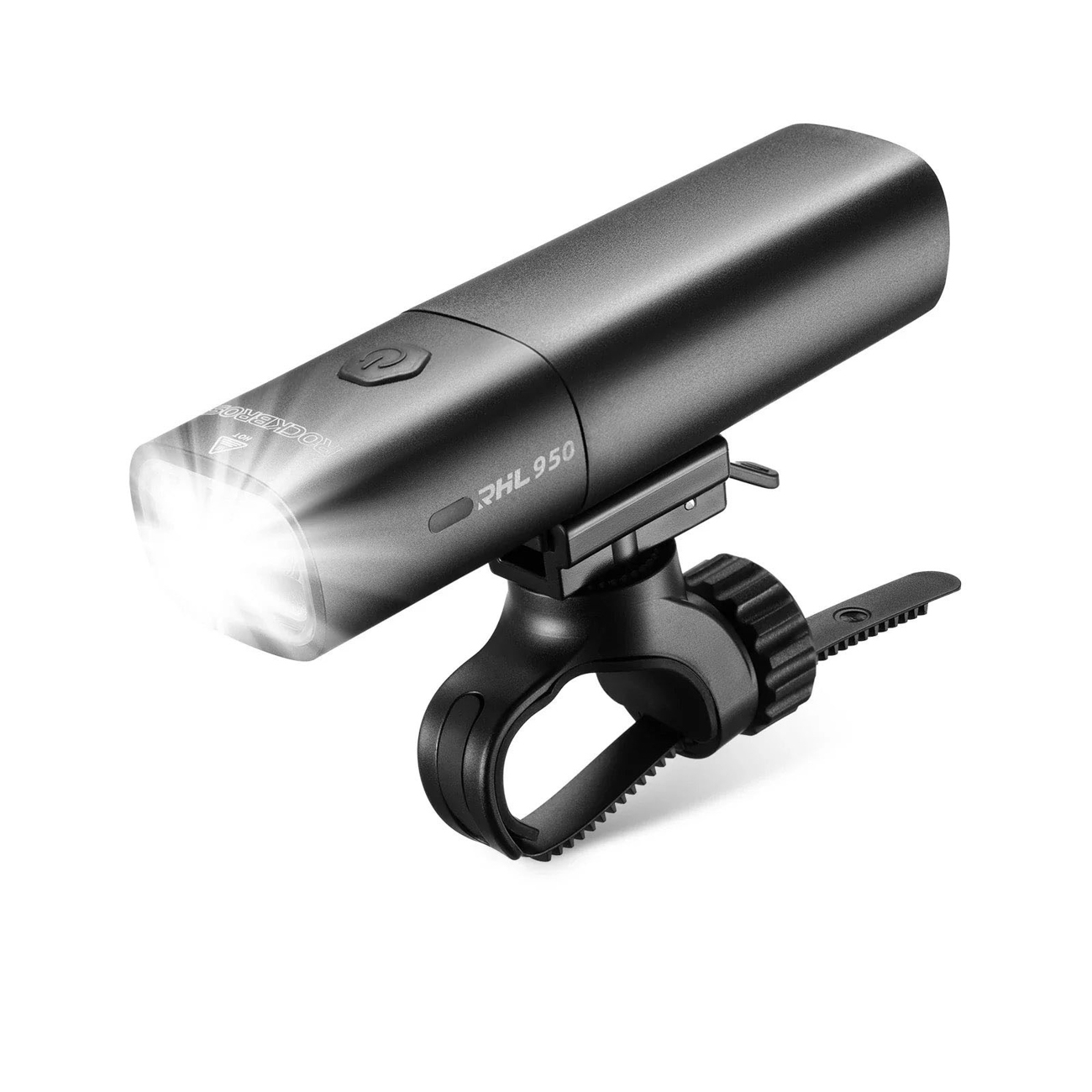 Rockbros RHL950 priekšējais velosipēda lukturis, 950lm ar noņemamu USB-C akumulatoru – krāsa: melna
