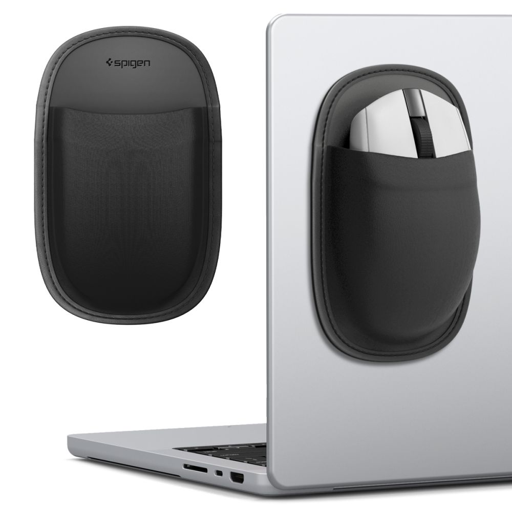 Spigen LD220 peles maciņš, melns