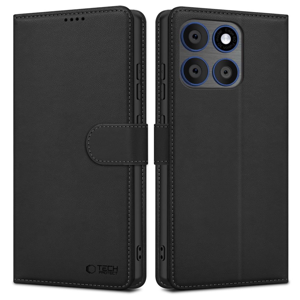 Tech-Protect Wallet maciņš Motorola Edge 70 5G, melns