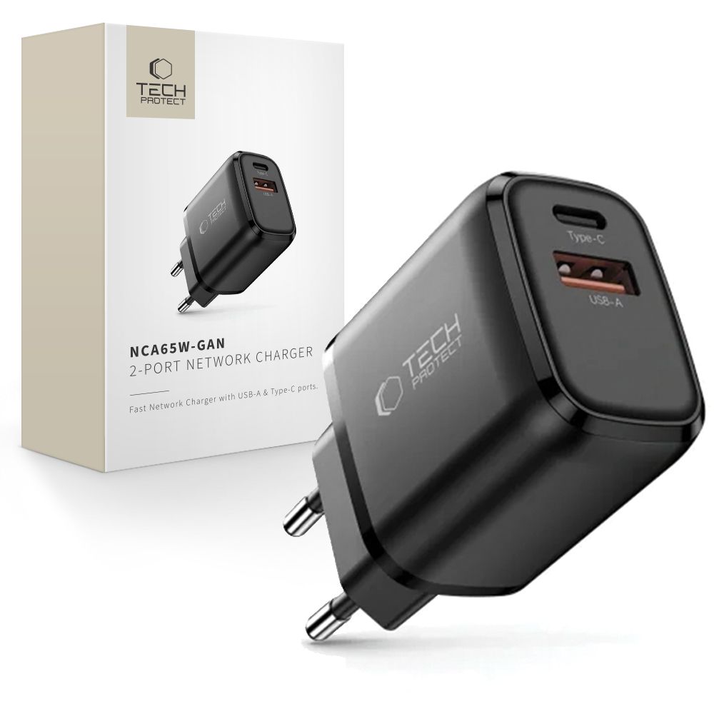 Tech-Protect NCA65W-GAN PD 65W / QC3