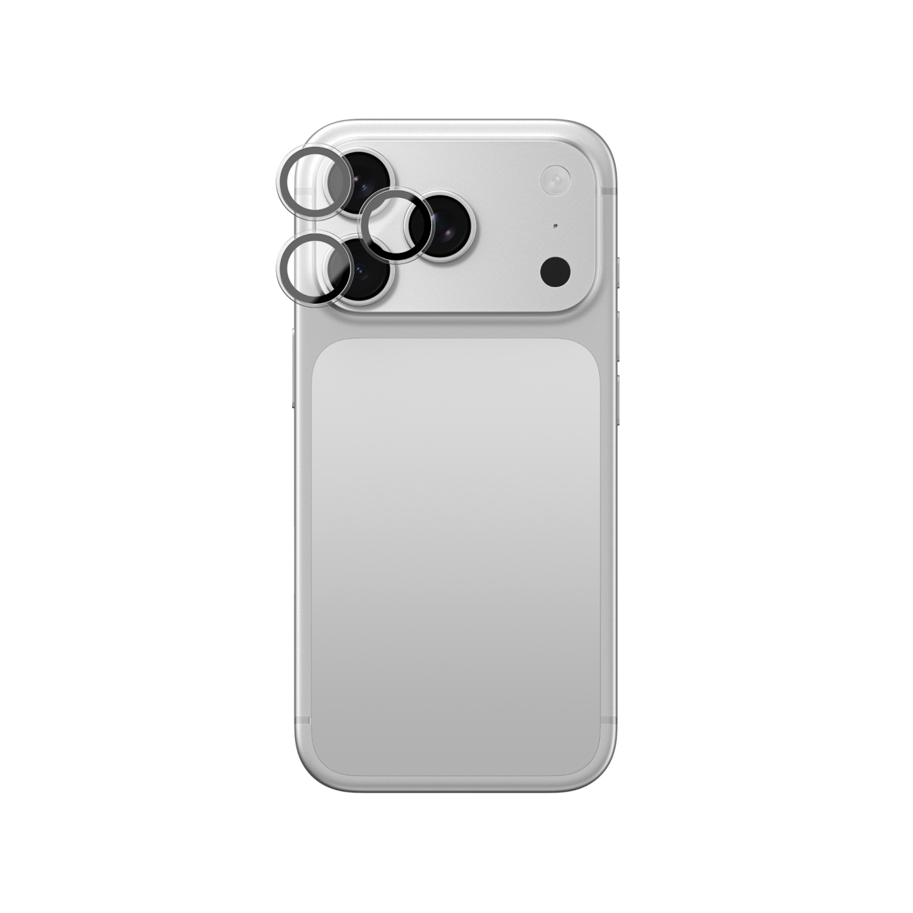 AmazingThing Titan Vision Lens safīra stikla kameras objektīvu aizsargs modelim iPhone 18 Pro / 18 Pro Max – krāsa: caurspīdīga