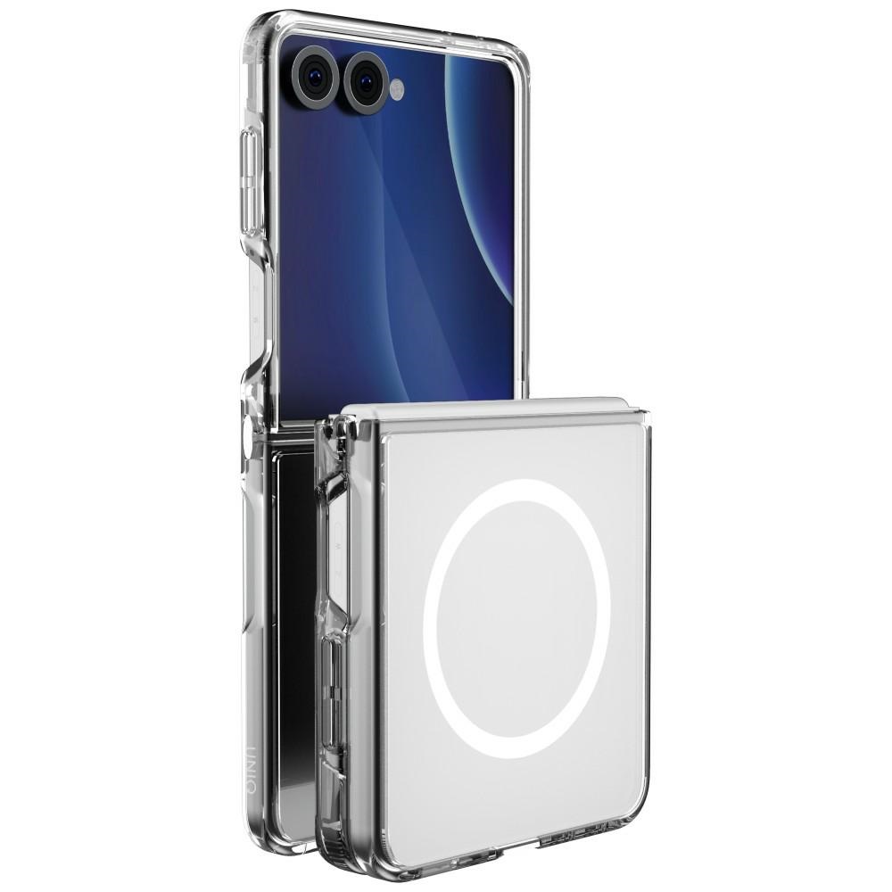 Uniq LifePro Xtreme MagClick uzlādi atbalstošs maciņš modelim Samsung Galaxy Z Flip 8 – krāsa: caurspīdīga