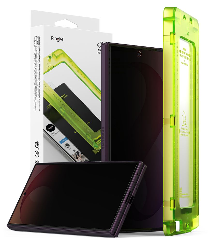 Ringke Easy Slide Privacy 360 2 privātuma aizsargstiklu komplekts modelim Samsung Galaxy Z Fold 8 Ultra