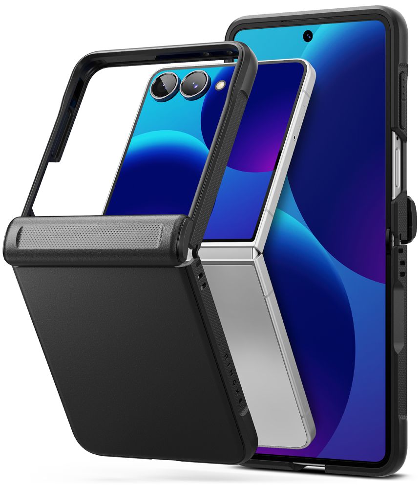 Ringke Onyx Flap maciņš modelim Samsung Galaxy Z Flip 8 – melns