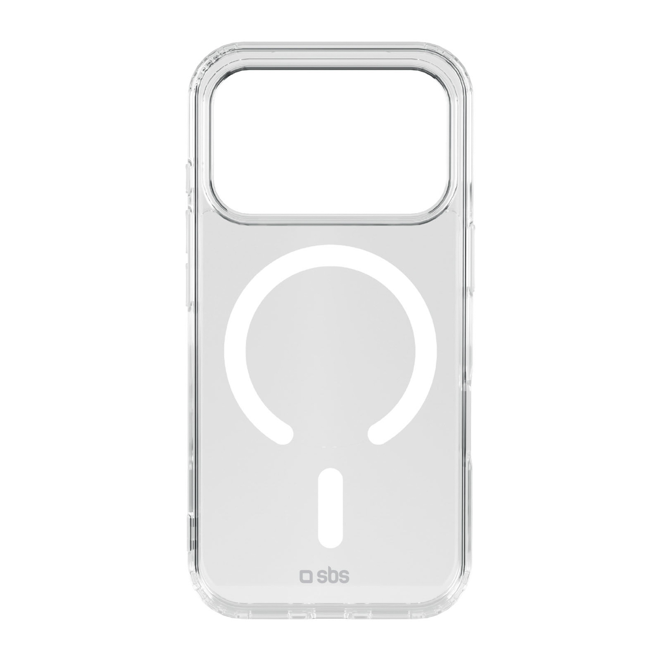 SBS D3O Active maciņš iPhone 18 Pro Max / 17 Pro Max, saderīgs ar MagSafe, caurspīdīgs