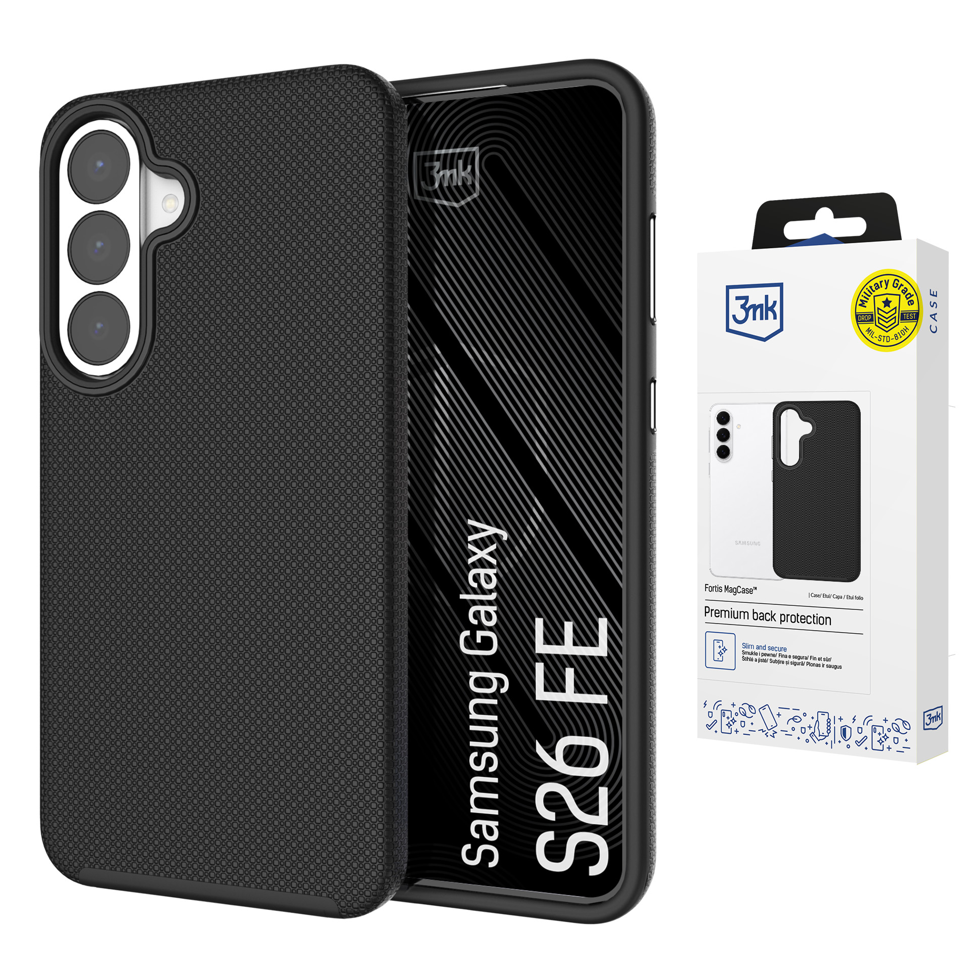 3mk Fortis MagCase – tālruņa vāciņš modelim Samsung Galaxy S26 FE