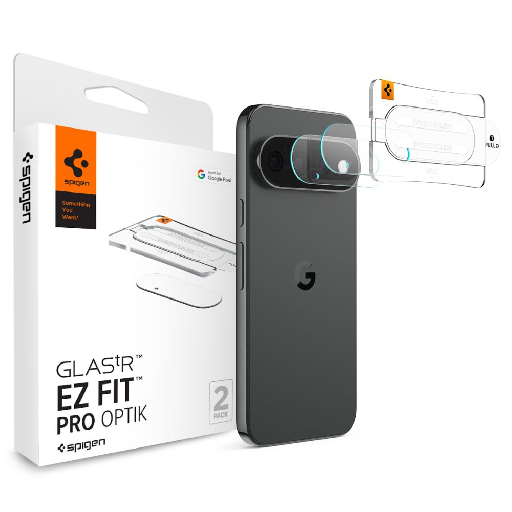 Spigen Optik Pro HD 2 rūdīta stikla kameru objektīvu aizsargu komplekts modelim Google Pixel 11 Pro XL