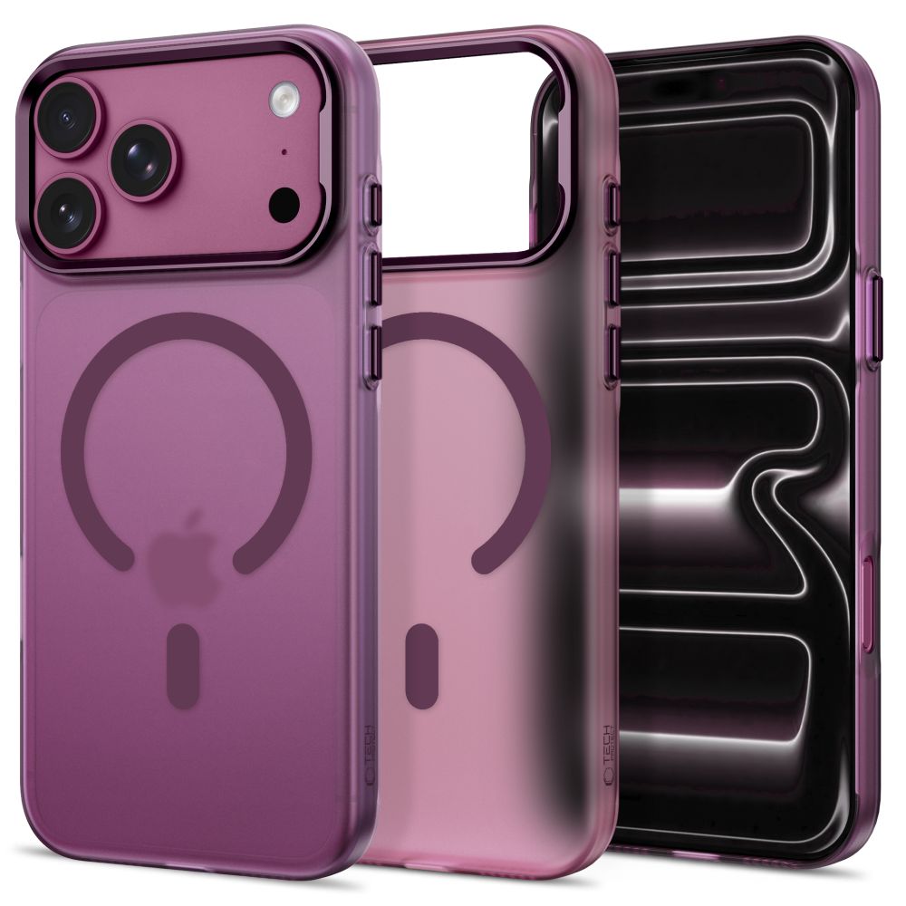Tech-Protect MagZero MagSafe vāciņš iPhone 17 Pro / 18 Pro – matēts bordo