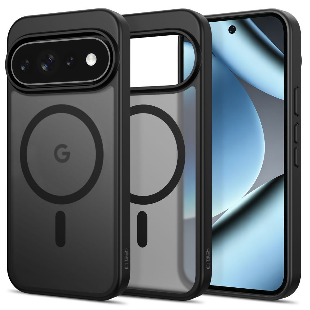 Tech-Protect Magmat MagSafe maciņš Google Pixel 9 / 9 Pro / 10 / 10 Pro / 11 / 11 Pro, matēti melns