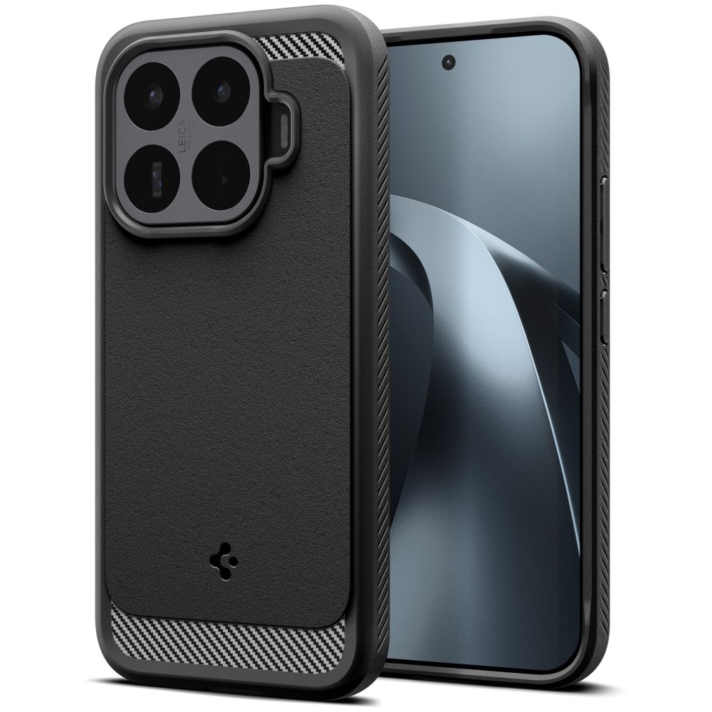 Spigen Rugged Armor maciņš Xiaomi 17T, matēti melns