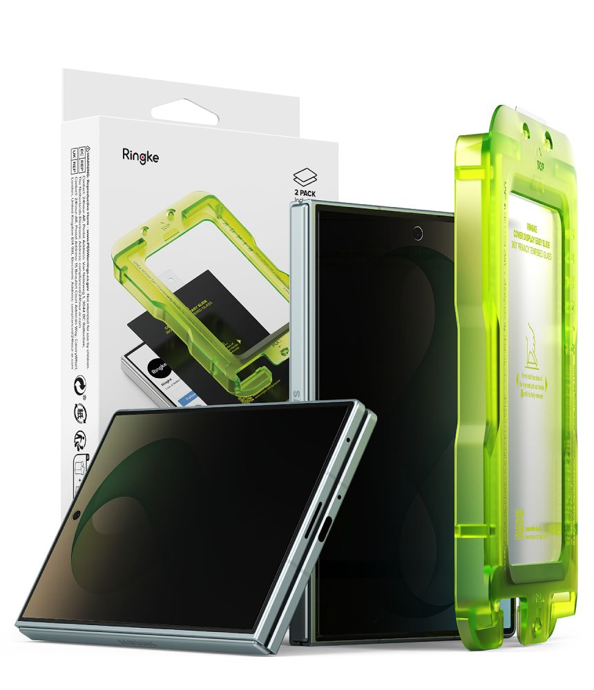 Ringke Easy Slide Privacy 360 2-Pack Tempered Glass for Samsung Galaxy Z Fold 8