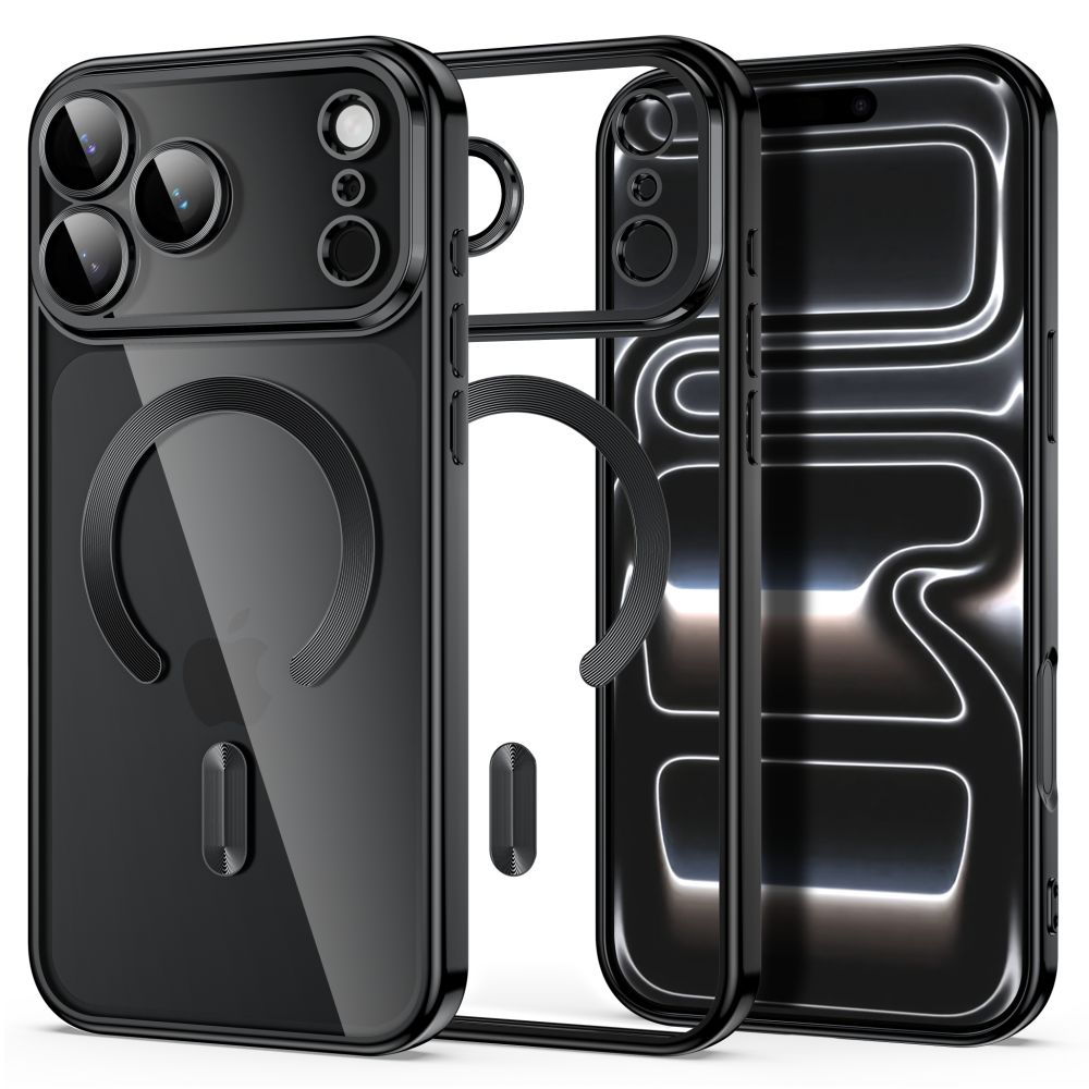 Tech-Protect MagFlex maciņš, paredzēts iPhone 18 Pro Max / 17 Pro Max, melns
