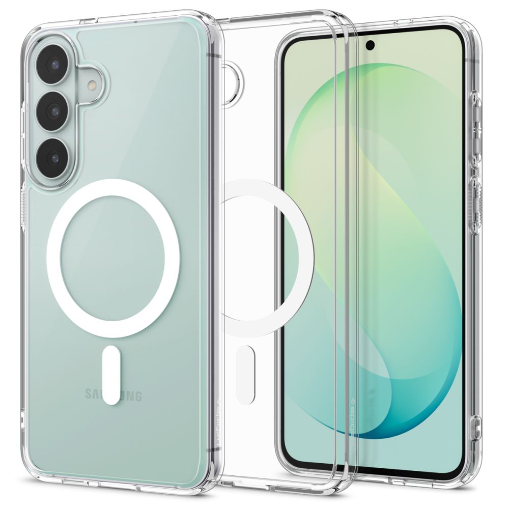Spigen Ultra Hybrid Mag MagSafe maciņš, paredzēts Samsung Galaxy S26 FE, balts
