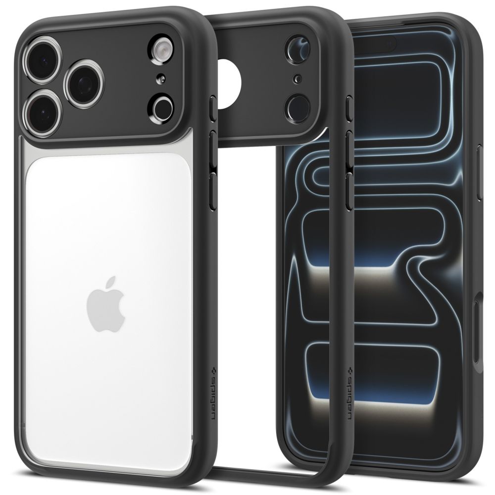 Spigen Ultra Hybrid maciņš modelim iPhone 18 Pro Max / 17 Pro Max – krāsa: matēta melna