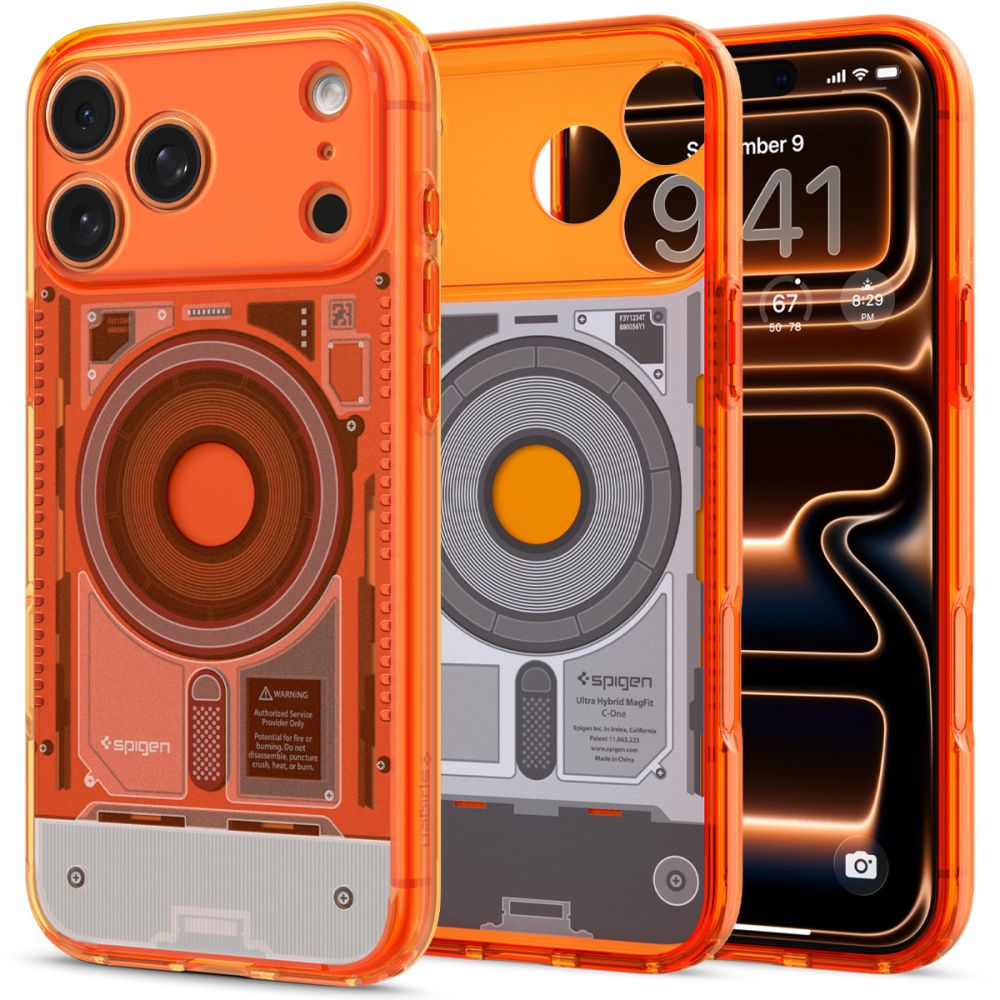 Spigen Ultra Hybrid MagSafe maciņš iPhone 18 Pro / 17 Pro, oranžs